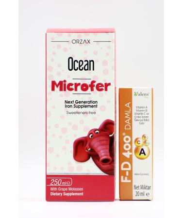 Ocean Microfer Liposomal Iron Valens ACD Drops Containing Vitamin and Zinc - Buy Online on GoSupps.com