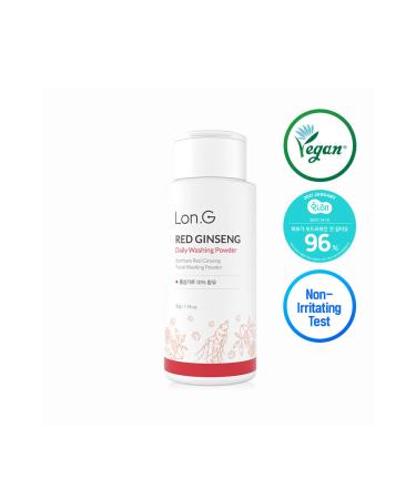 Long K-beauty Red Ginseng Starfoam Facial Cleansing Powder 50g