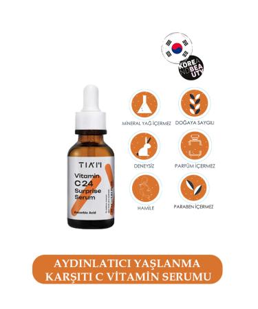 T AM Vitamin C24 Surprise Serum 30 ml " Ascorbic Acid 2% Ethyl Ascorbic Acid
