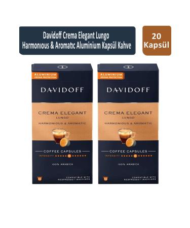 Tchibo Crema Elegant Lungo Harmonious & Aromatic Capsule Coffee x 2 Pieces