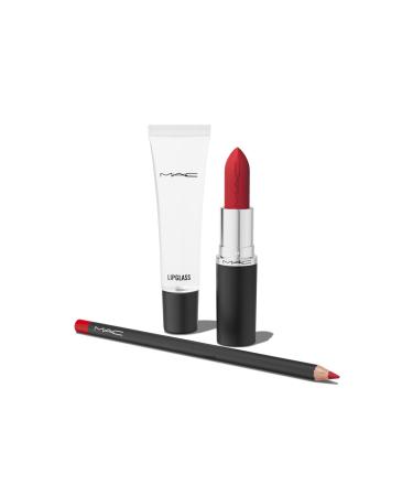 Mac Christmas Special Set - Claim To Fame LipTrio - Ruby Woo Demb.1808 - Buy Online on GoSupps.com