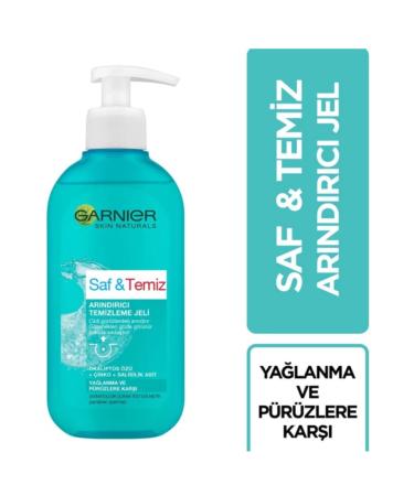 Garnier Pure Clean Purifying Cleansing Gel 200 Ml