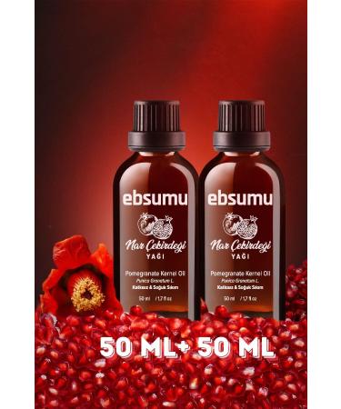 Ebsumu Pomegranate Seed Oil 100 ML | Intensive Nourishing Skin Care and Body Support Oil