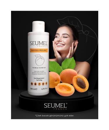 Seumel France Apricot Peeling Ingrown and Strawberry Leg Repair Body and Face Peeling