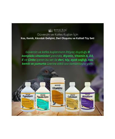 Royal la Royal la For Pigeons and Cage Birds 500 ml Muscle Bone Cartilage Development Skin Formation and Quality
