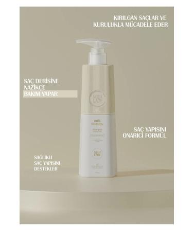 Nishlady Milk Therapy 503ml Shampoo - Repairing Shampoo for Dry and Damaged Hair - Buy Online on GoSupps.com