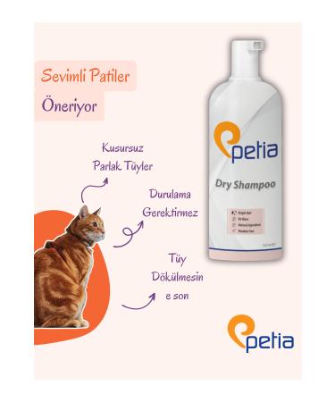 petia Cat Dry Foam Shampoo 150 ml - Buy Online on GoSupps.com