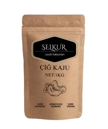 SELKUR Raw Cashew 1kg(DOYPACK PACKAGING UNSALTED) - Buy Online on GoSupps.com