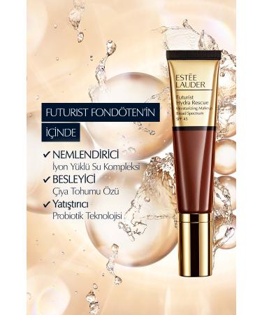 Estee Lauder Moisturizing Futurist Hydra Rescue SPF 45 Foundation 35 ml Color: 2W1 DawnMCZVG55 - Buy Online on GoSupps.com