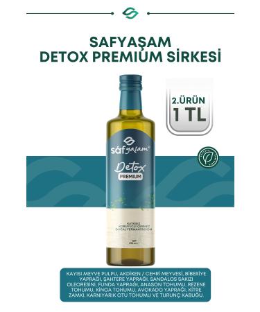 Safyasam Detox Premium Mix Detox Vinegar Water 250ml Helping to Lose Weight and Eliminate Edema