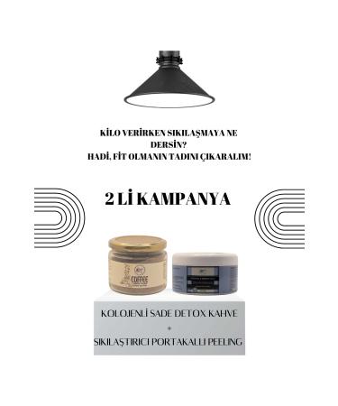 Secret Slim Plain Detox Granulated Coffee + Body Firming Peeling Set of 2