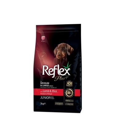 Reflex Plus Reflex Plus Medium Large Breed Lamb and Rice Junior Medium Large Lamb Rice Dry Dog Food 3Kg