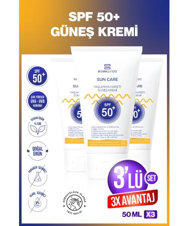 BioBellinda Anti-Aging & Anti-Spot Sunscreen 50 Spf 50 ml (Set of 3)