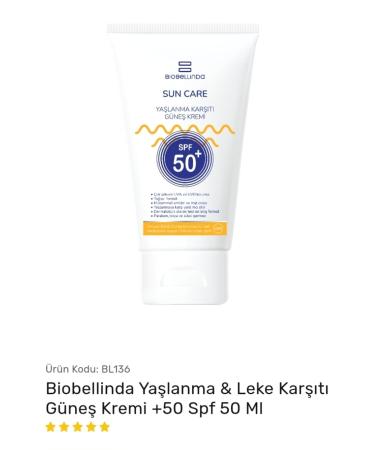BioBellinda Anti-Aging & Anti-Spot Sunscreen 50 Spf 50 ml (Set of 3) - Buy Online on GoSupps.com