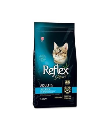 Reflex Plus Reflex Plus Salmon Sterilized Salmon Sterilized Adult CatFood Adult Cat Food 1.5KG - Buy Online on GoSupps.com