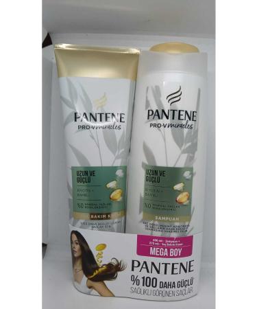 Pantene Long and Strong Shampoo Bamboo and Biotin 400 ml and conditioner 275 ml