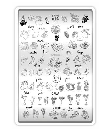 Takida Stamping Printing Plate Xl Fruit 19