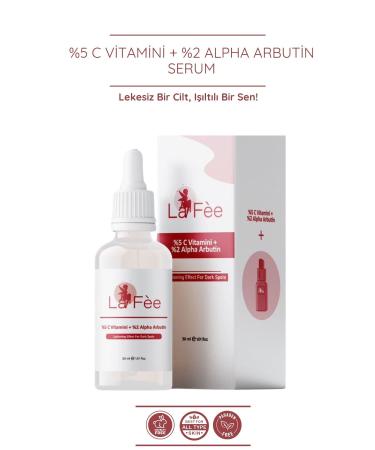 LA FEE 5% Vitamin C + 2% Alpha Arbutin Serum 30 ml - Buy Online on GoSupps.com