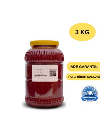 Silver's Naturals SWEET CHILI PASTE WITH REFUND GUARANTEE - 3 KG