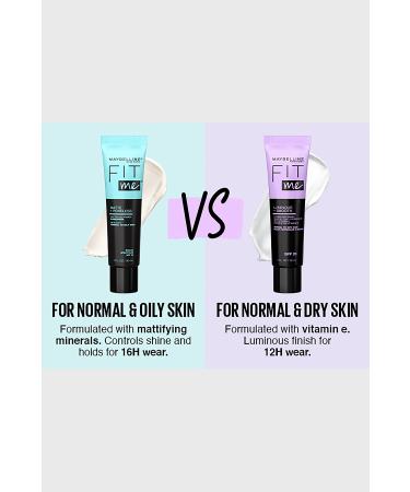 Maybelline New York Fit Me Luminous & Smooth Moisturizing Makeup Base - Buy Online on GoSupps.com