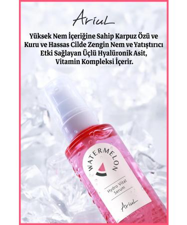 Ariul Watermelon Hydro Skin Serum 55 Ml | Moisturizing Sebum Control | Watermelon Extract Hyaluronic Acid - Buy Online on GoSupps.com