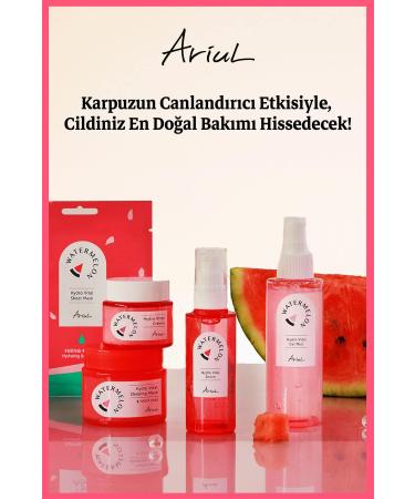 Ariul Watermelon Hydro Night Mask 80 Ml | Anti-Wrinkle Firming | Hyaluronic Acid And Vitamin - Buy Online on GoSupps.com