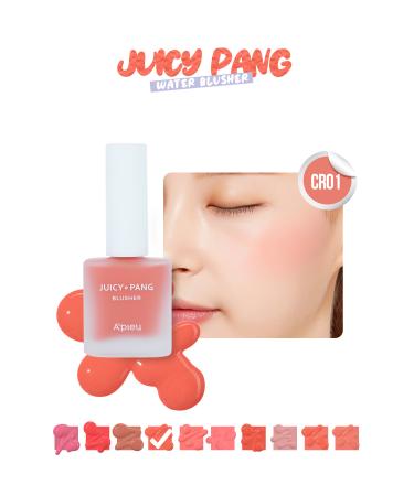 Missha Fruit Scented Moisturizing Natural Looking Liquid Blush A'pieu Juicy-pang Water Blusher (CR01)