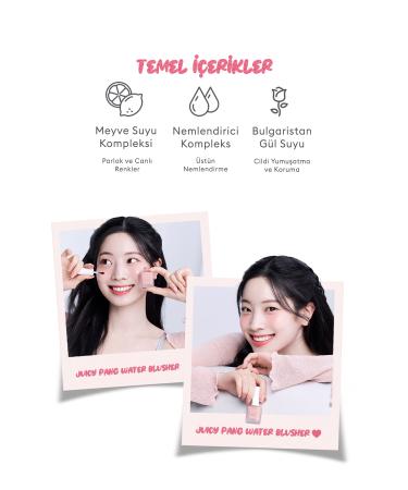 Missha Fruit Scented Moisturizing Natural Looking Liquid Blush A'pieu Juicy-pang Water Blusher (PK02) - Buy Online on GoSupps.com