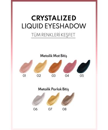 Note Cosmetics Crystalized Liquid Eyeshadow Liquid Metallic Eyeshadow - 04 Pink Bouquet - Buy Online on GoSupps.com