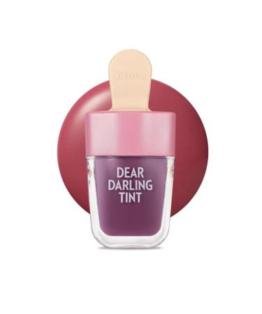 ETUDE Dear Darling Water Gel Tint -ice cream/moisturizer Long Lasting Gel Tint-pk004 Red Bean Red