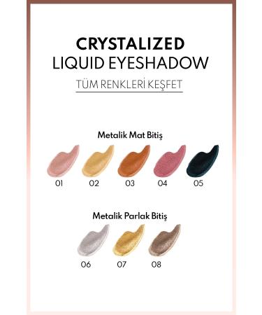 Note Cosmetics Crystalized Liquid Eyeshadow Liquid Metallic Eyeshadow - 01 Soft Elegance - Buy Online on GoSupps.com