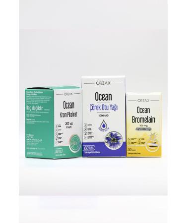 Ocean Bromelain Chromium Picolinate Black Cumin Oil Weight Loss and Firming Set - Buy Online on GoSupps.com
