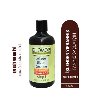 GLOMOR Keratin Botox Shampoo for Hair Damaged by Dye