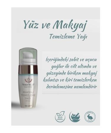 Troya No17 Face and Makeup Cleansing Oil 0 Natural and Herbal