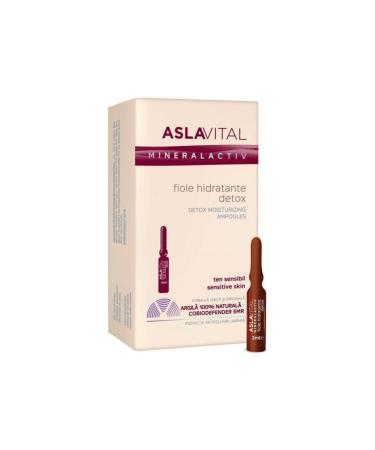 ASLAVITAL Mineralactiv Moisturizing Detox Ampoules 7 Ampoules X 2 Ml