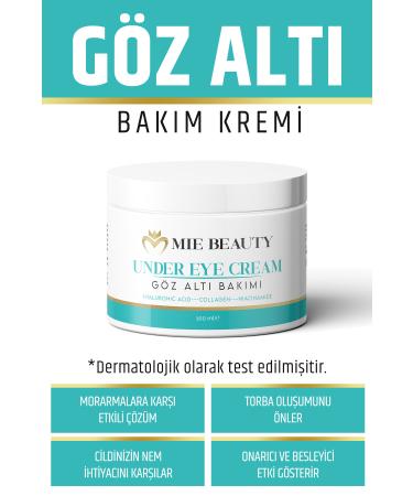 MIE BEAUTY Under Eye Bags Dark Circles & Dark Circles Anti-Intensive Moisturizer and Under Eye Brightening Cream 50 ml