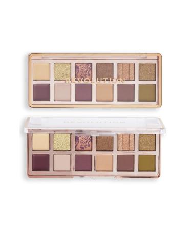 Revolution The Eternal Icon Bronze Eyeshadow Palette - Eye Shadow Palette Matte Glitter Cream