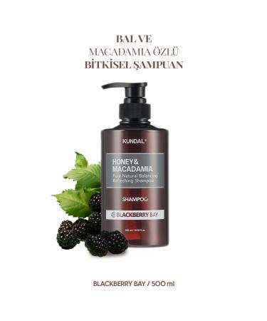 Kundal Anti-Breakage Nourishing Care Shampoo KUNDAL Honey& Macadamia Nature Shampoo 500ml Blackberry Bay