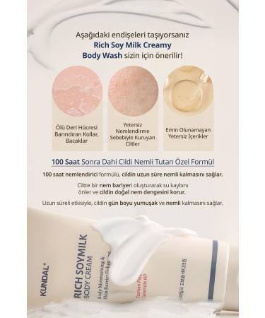 Kundal Intensive Moisturizing and Nourishing Body Care Cream KUNDAL Rich Soymilk Creamy Body Cream 200ml - Buy Online on GoSupps.com