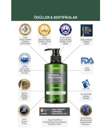 Kundal Shampoo for Problem Scalps Tea Tree & Macadamia Deep Cleansing Shampoo (WHITE MUSK) - Buy Online on GoSupps.com