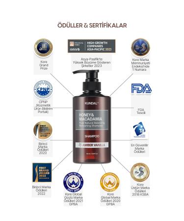 Kundal Anti-Breakage Nourishing Care Shampoo KUNDAL Honey & Macadamia Nature Shampoo 500ml Amber Vanilla - Buy Online on GoSupps.com