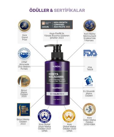 Kundal Intensive Moisturizing and Nourishing Conditioner Honey&macadamia Protein Treatment (ENGLISH ROSE) - Buy Online on GoSupps.com