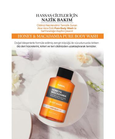Kundal Ph Balancing and Purifying Body Wash Gel Honey&macadamia Pure Body Wash(CHERRY BLOSSOM) - Buy Online on GoSupps.com