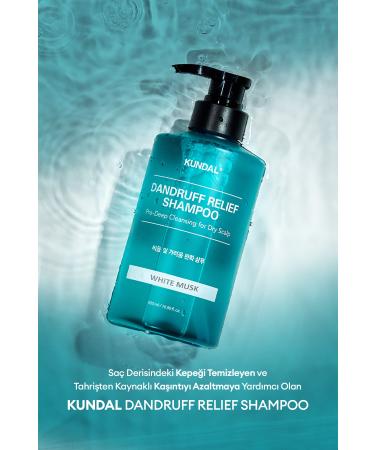 Kundal Anti-Dandruff Itch Reliever Purifying Care Shampoo KUNDAL Dandruff Shampoo (White Musk) - Buy Online on GoSupps.com