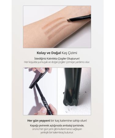CLIO Fine Hexagonal Tip Eyebrow Pencil Kill Brow Auto Hard Brow Pencil (05 GRAY BROWN) - Buy Online on GoSupps.com