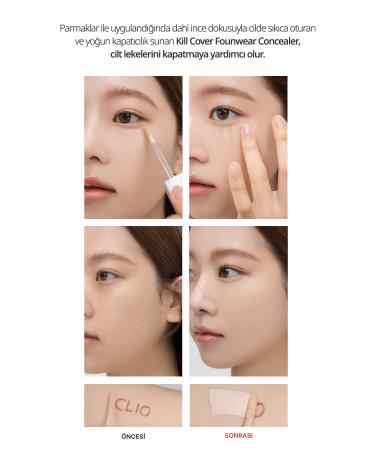 CLIO Intense Coverage Concealer Kill Cover Foundation Concealer (2 LINGERIE) - Buy Online on GoSupps.com