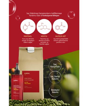 Kundal Caffeine Containing Anti-Loss Liquid Hair Conditioner Caffeine Water Treatment 300ml (HERB MINT) - Buy Online on GoSupps.com