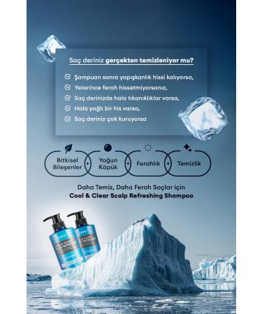 Kundal Refreshing and Refreshing Hair Care Shampoo Scalp Refreshing Cool Shampoo 500ml (AQUA MINT) - Buy Online on GoSupps.com