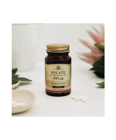 Solgar Folate 400 Mcg 50 Tablets - Buy Online on GoSupps.com
