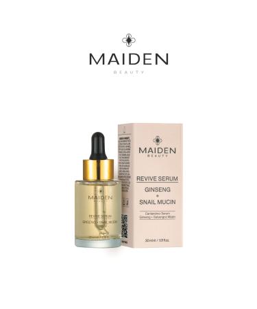 Maiden Beauty Skin Renewing Repairing Ginseng Snail Mucin Ingredient Revitalizing Skin Care Serum 30 ml - Buy Online on GoSupps.com